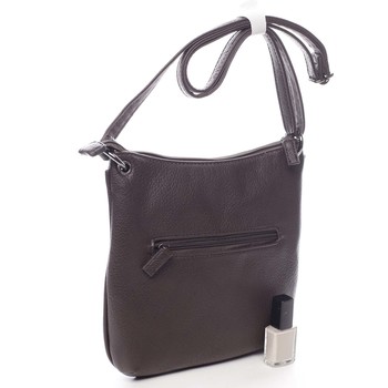 Dámská crossbody kabelka tmavě hnědá - David Jones Blanka