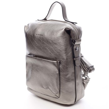 Dámský batoh stříbrný - Silvia Rosa SlowDown