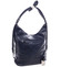 Dámská kabelka batoh tmavě modrá - Romina Pamila