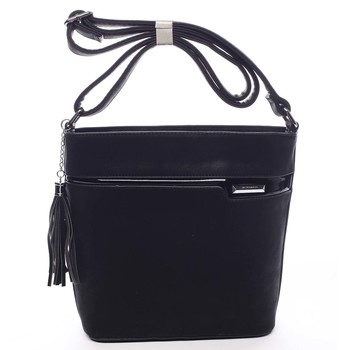 Dámská crossbody kabelka černá - Silvia Rosa Ires