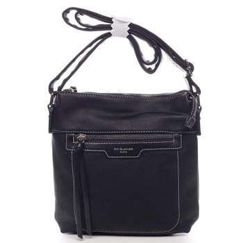 Dámská crossbody kabelka černá - David Jones Rhona 