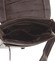 Pánská kožená crossbody taška tmavě hnědá - Greenwood Nash