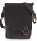 Pánská kožená crossbody taška tmavě hnědá - Greenwood Mercy