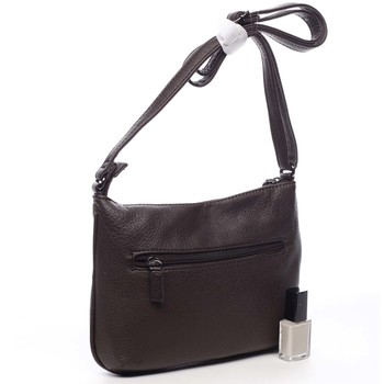 Dámská crossbody kabelka tmavě hnědá - David Jones Lucinda