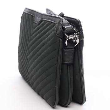 Dámská crossbody kabelka tmavě zelená - David Jones Lorena