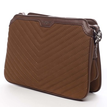 Dámská crossbody kabelka hnědá - David Jones Lorena