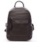 Dámský batoh tmavě hnědý - David Jones Pink