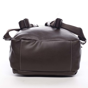 Dámský batoh tmavě hnědý - David Jones Pink