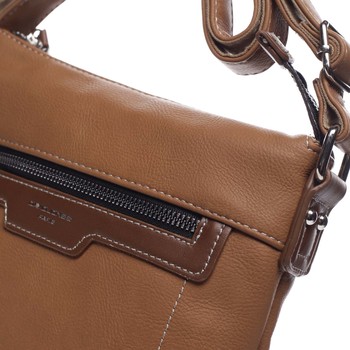 Dámská crossbody kabelka koňaková - David Jones Rhona 