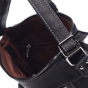 Dámská crossbody kabelka černá - David Jones Rhona 