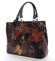 Originální dámská kožená kabelka podzimní černá - ItalY Mattie 