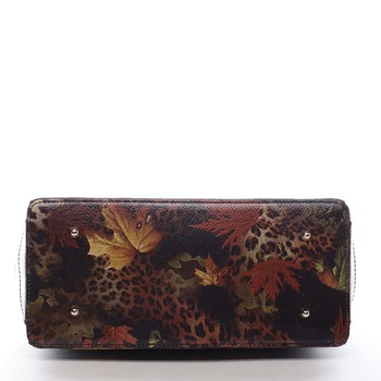 Módní originální dámská kožená kabelka do ruky podzimní - ItalY Hila