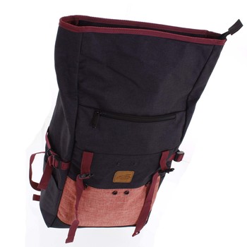Kombinovaný cestovní batoh černo růžový - New Rebels Messer