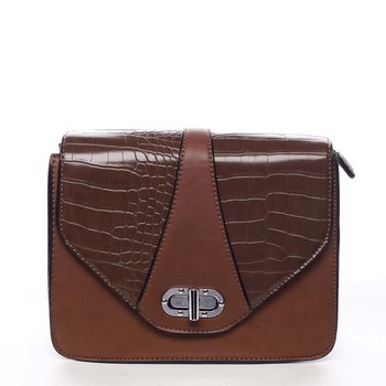 Dámská crossbody kabelka hnědá - Silvia Rosa Agui