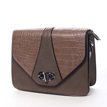 Dámská crossbody kabelka taupe - Silvia Rosa Agui