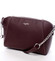 Dámská crossbody kabelka vínová - David Jones Angels