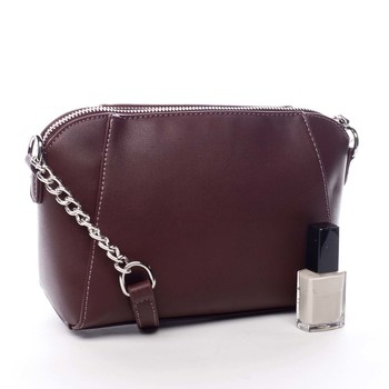 Dámská crossbody kabelka vínová - David Jones Angels