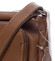 Dámská kožená crossbody kabelka světle hnědá - ItalY Bandit