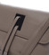 Dámská kožená crossbody kabelka taupe - ItalY Porta