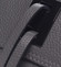 Dámská kožená crossbody kabelka šedá - ItalY Porta
