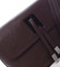 Dámská kožená crossbody kabelka tmavě fialová - ItalY Porta