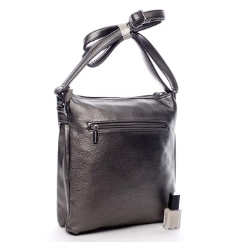 Dámská crossbody kabelka stříbrná - Silvia Rosa Jersey