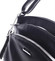 Luxusní menší dámská crossbody kabelka černá - Silvia Rosa Angela