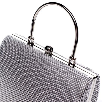 Dámské perleťové psaníčko stříbrné - Michelle Moon V4100