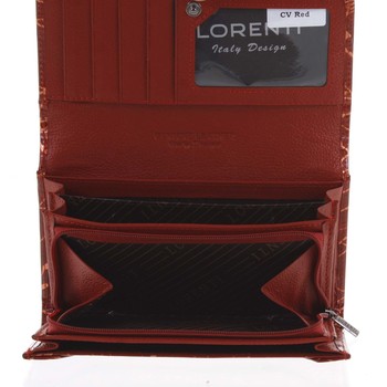 Originální dámská kožená peněženka červená - Lorenti Blanch