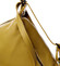 Dámská kožená kabelka batoh žlutá - ItalY Nadine