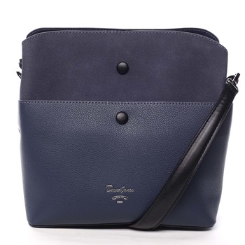 Dámská originální crossbody kabelka tmavě modrá - David Jones Maud