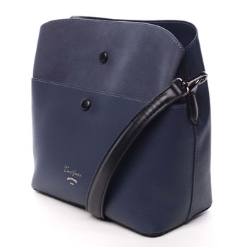 Dámská originální crossbody kabelka tmavě modrá - David Jones Maud