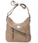 Dámská crossbody kabelka taupe - Romina Comprit