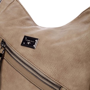 Dámská crossbody kabelka taupe - Romina Comprit