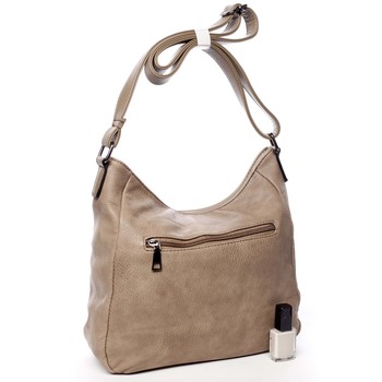 Dámská crossbody kabelka taupe - Romina Comprit