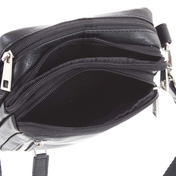 Černá pánská kožená taška na doklady - Tomas Svemir