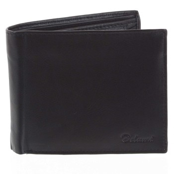 Pánská kožená peněženka černá - Delami Five