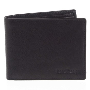 Pánská kožená peněženka černá - SendiDesign Maty