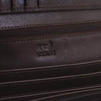 Dámská kožená peněženka tmavě hnědá - SendiDesign Zimbie