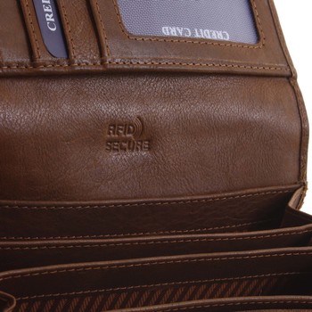 Dámská kožená peněženka světle hnědá - SendiDesign Really