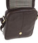 Pánská kožená taška přes rameno tmavě hnědá - SendiDesign Thoreau