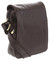 Pánská kožená taška přes rameno tmavě hnědá - SendiDesign Muxos
