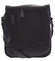 Pánská kožená taška přes rameno černá - SendiDesign Thoreau