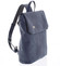 Větší měkký dámský moderní modrý batoh - Ellis Elizabeth 