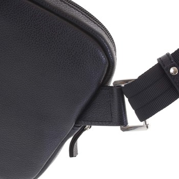 Pánská kožená taška na doklady černá - Hexagona Monday