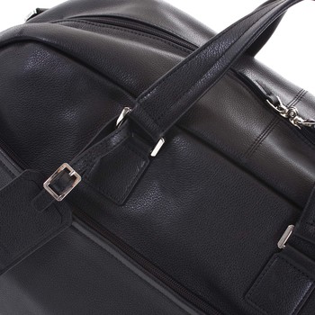 Cestovní kožená taška černá - Hexagona Everyday