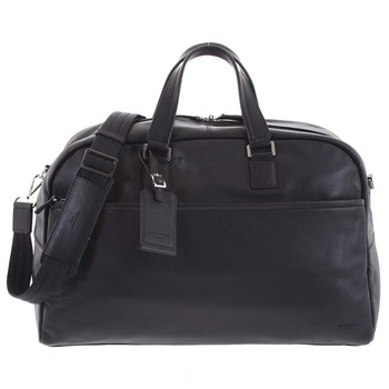 Cestovní kožená taška černá - Hexagona Everyday