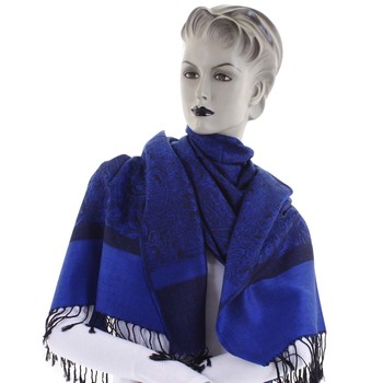 Dámská kašmírová šála královsky modrá - CASH Andie