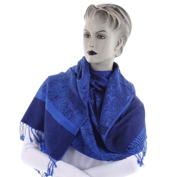 Dámská kašmírová šála modrá - CASH Andie