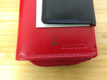 Dámská kožená peněženka červená - Bellugio Eliela